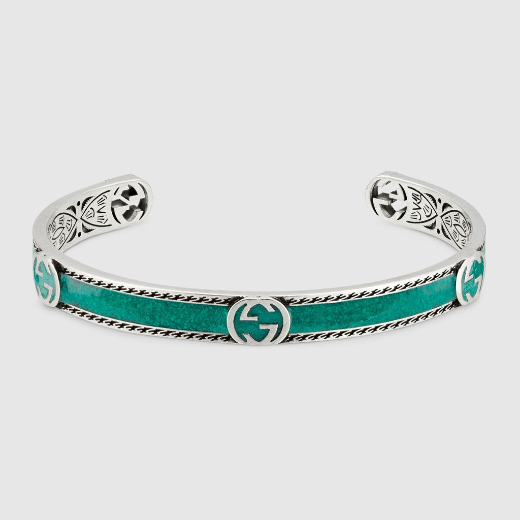 Gucci Double G Interlocking G Bangle Bracelet