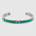Gucci Double G Interlocking G Bangle Bracelet