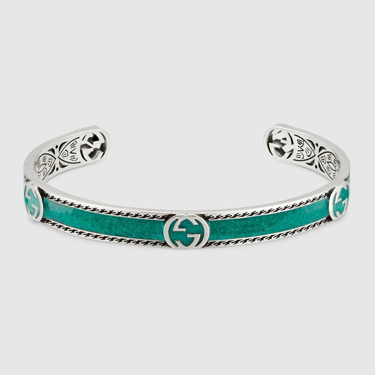 Gucci Double G Interlocking G Bangle Bracelet