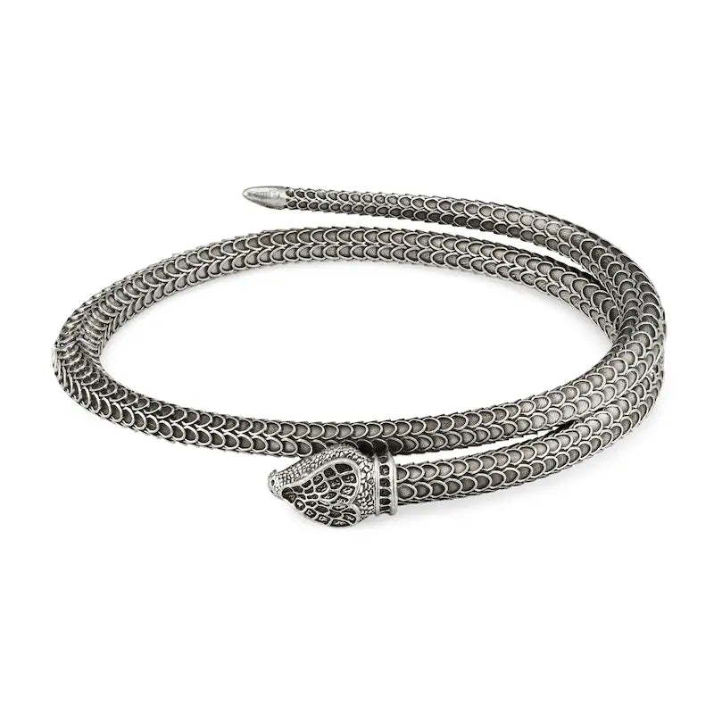 Gucci Double G Ggard Snake Bracelet