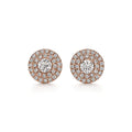 Tiffany Soleste Moissanite Earrings - 18K Rose Gold