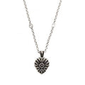 Gucci Double G Interlocking G Heart Necklace