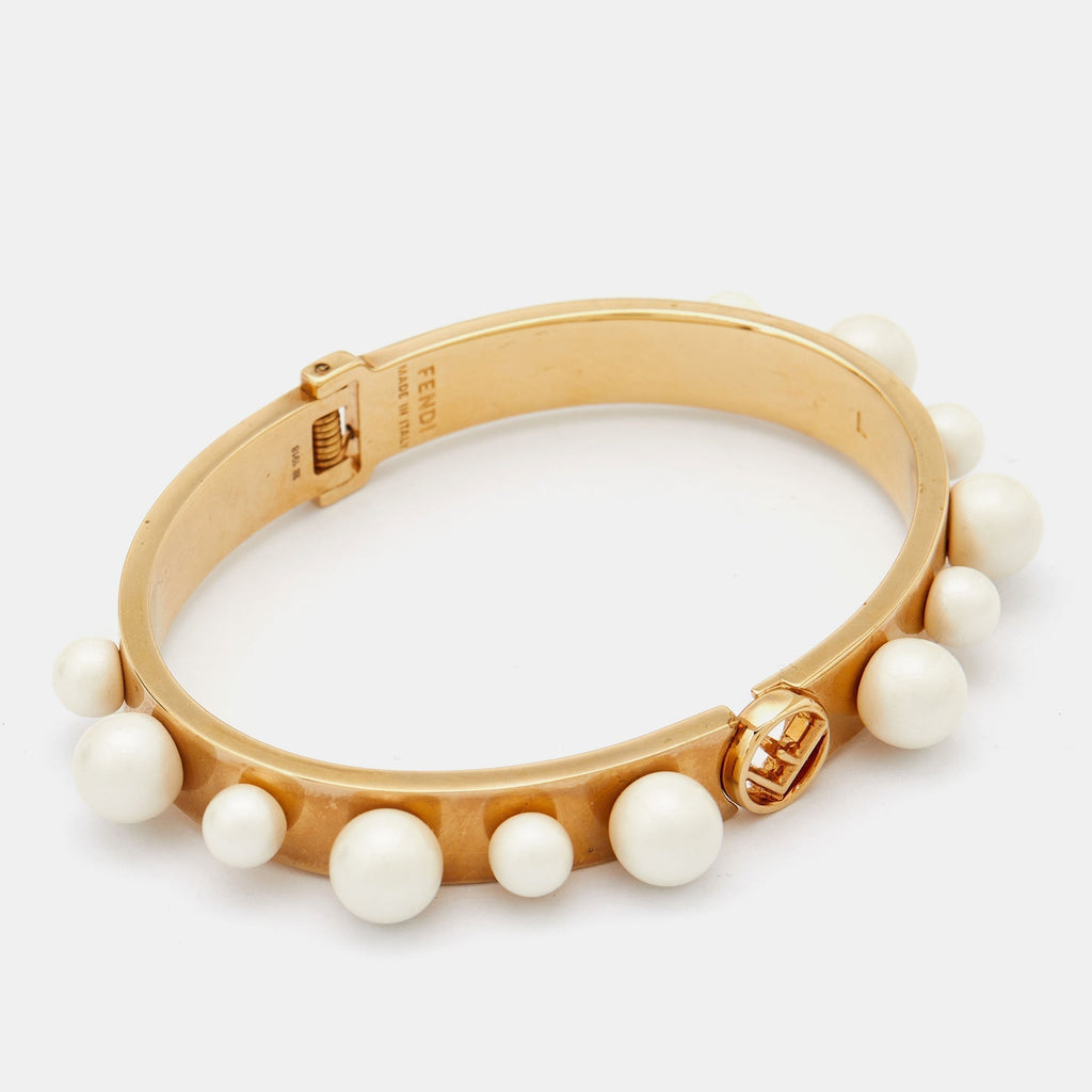 Fendi Pearl Bracelet - 18K Gold