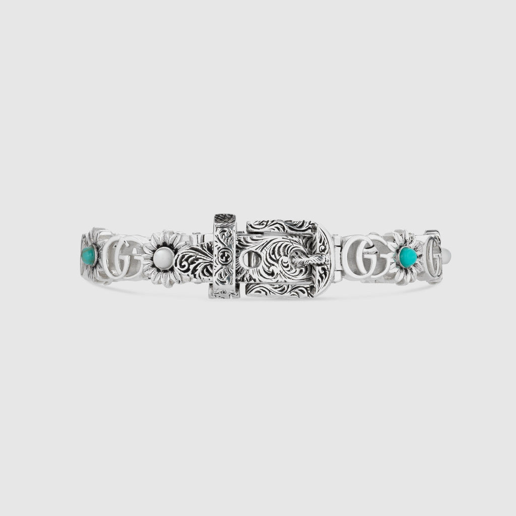 Gucci Double G Flowers Bracelet