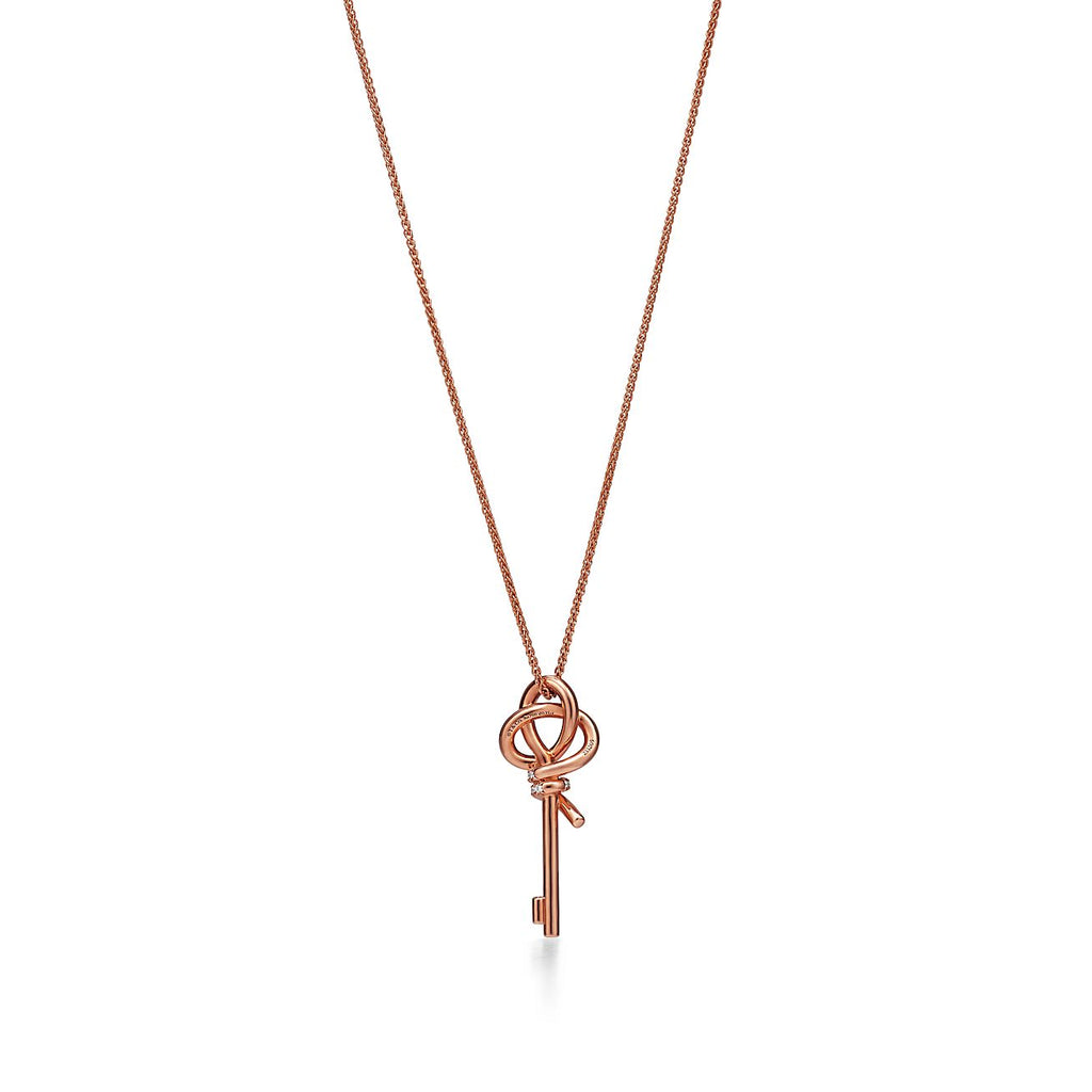 Tiffany Keys Woven Diamonds Medium Necklace
