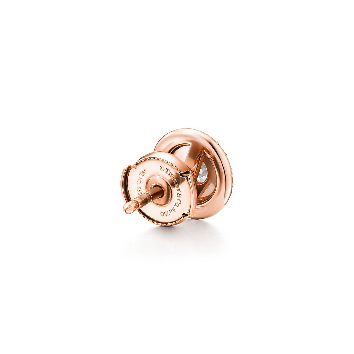 Tiffany Soleste Moissanite Earrings - 18K Rose Gold