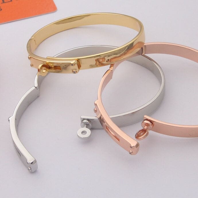 Hermes Kelly Bracelet - 18K White Gold