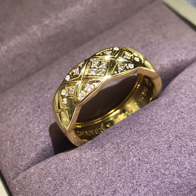 Chanel Coco Crush Diamond Ring - 18K Yellow Gold