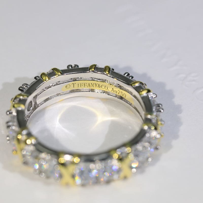 Tiffany Schlumberger Eighteen Stone Ring - 18K Yellow Gold