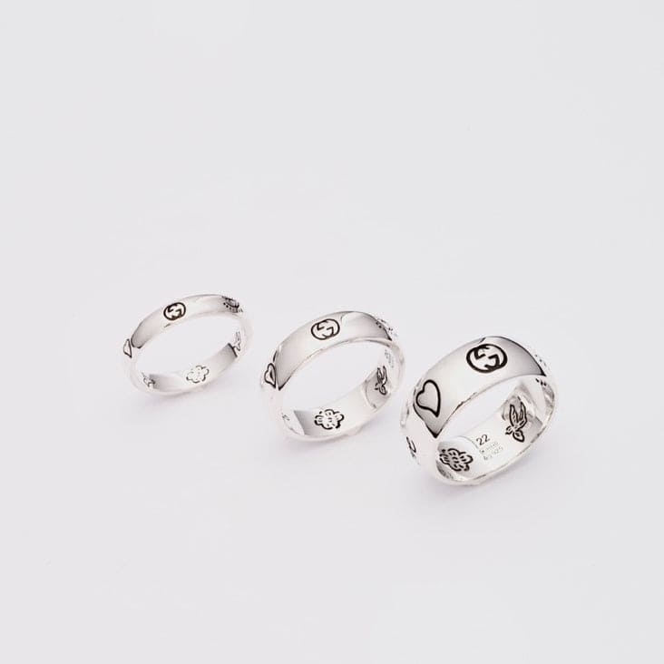 Gucci Double G Blind For Love Ring