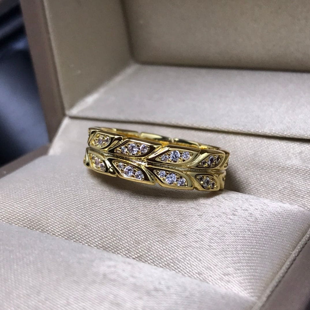 Victoria Vine Ring - 18K Yellow Gold