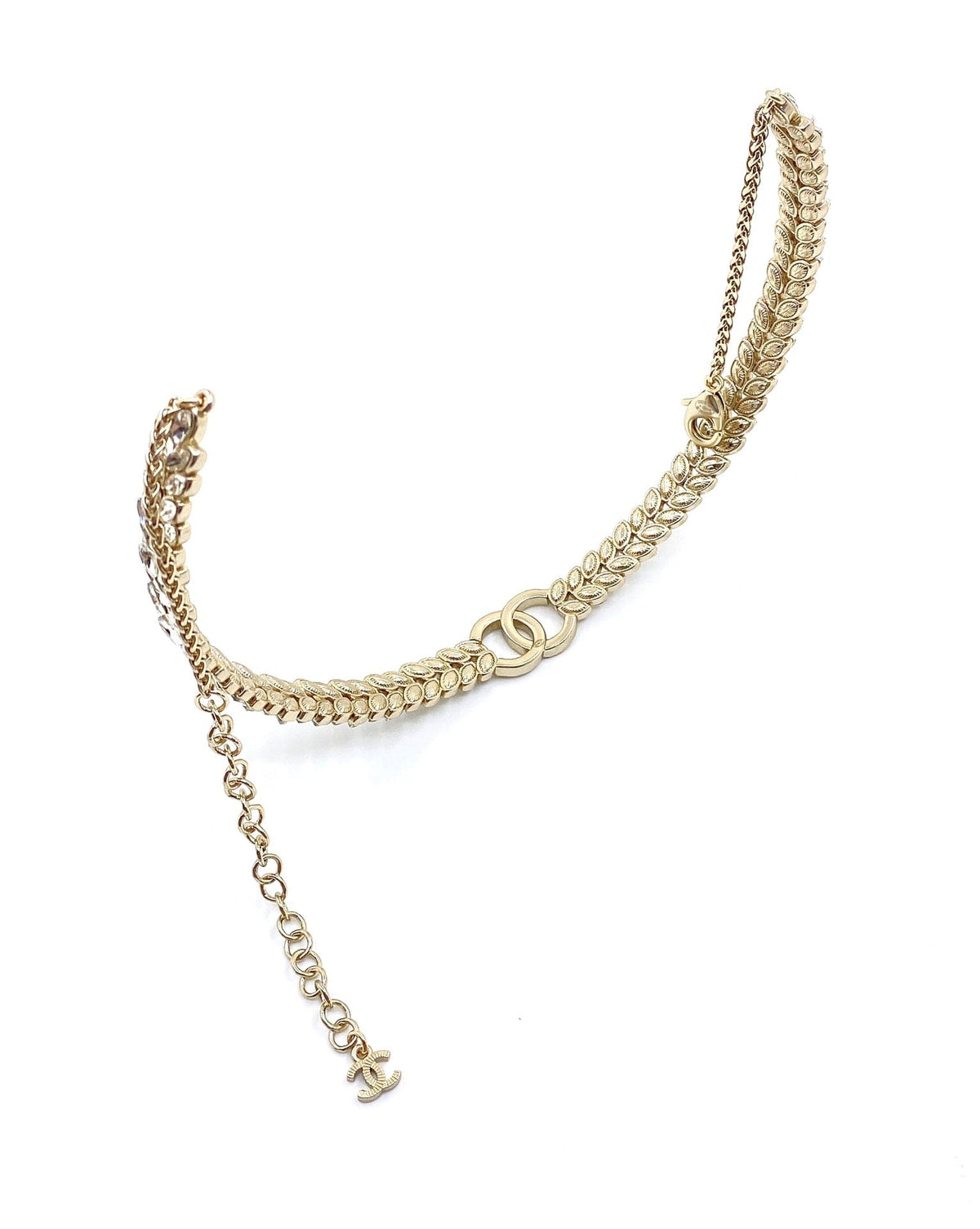 Chanel Chain Choker Diamond Necklace