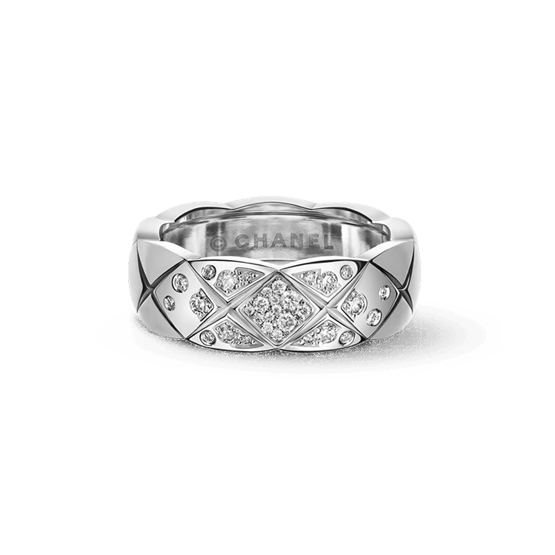Chanel Coco Crush Diamond Ring - 18K White Gold