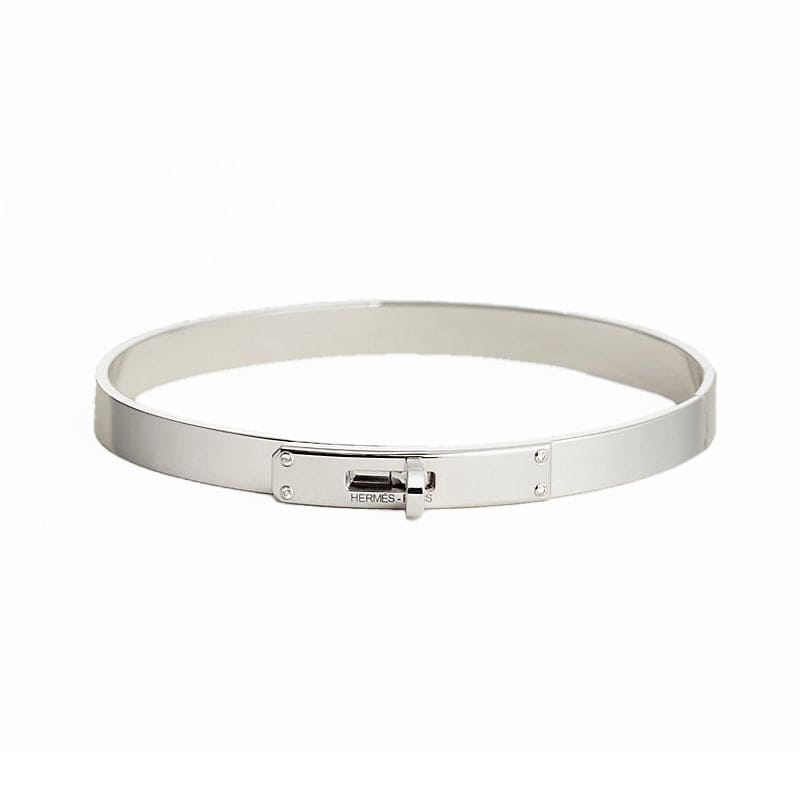 Hermes Kelly Bracelet - 18K White Gold