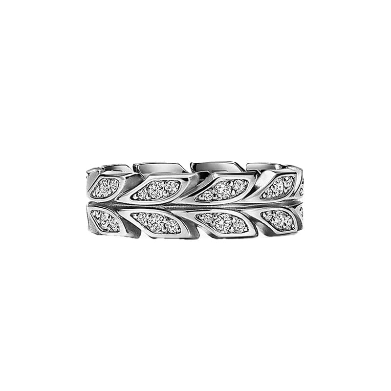 Victoria Vine Ring - 18K White Gold