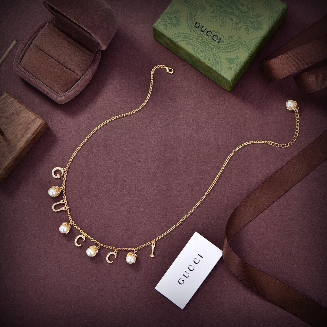 Gucci Double G Fashion Show Chain Necklace