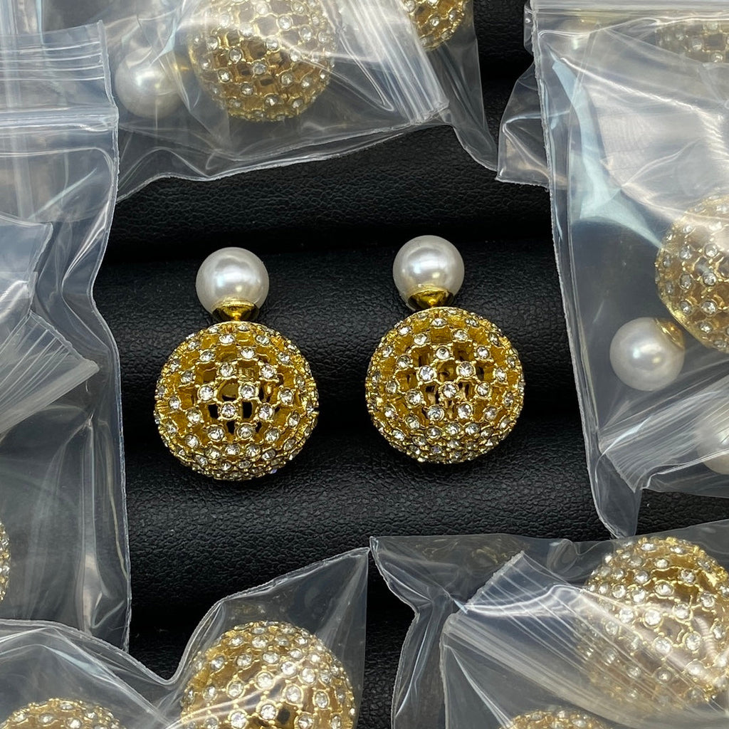 Dior Tribales Pearl Earrings