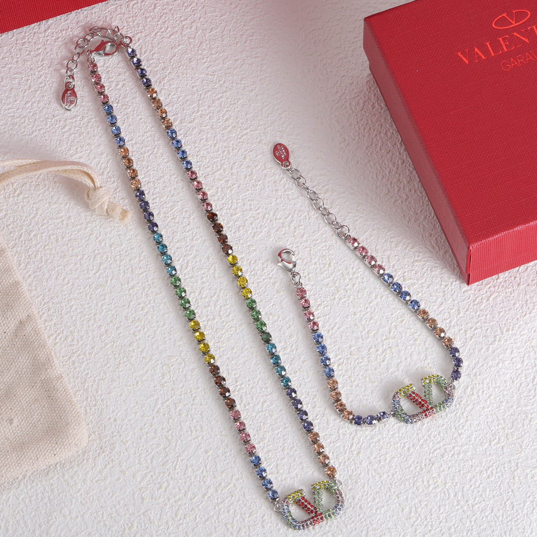 Valentino Multi-Color Crystal Bracelet