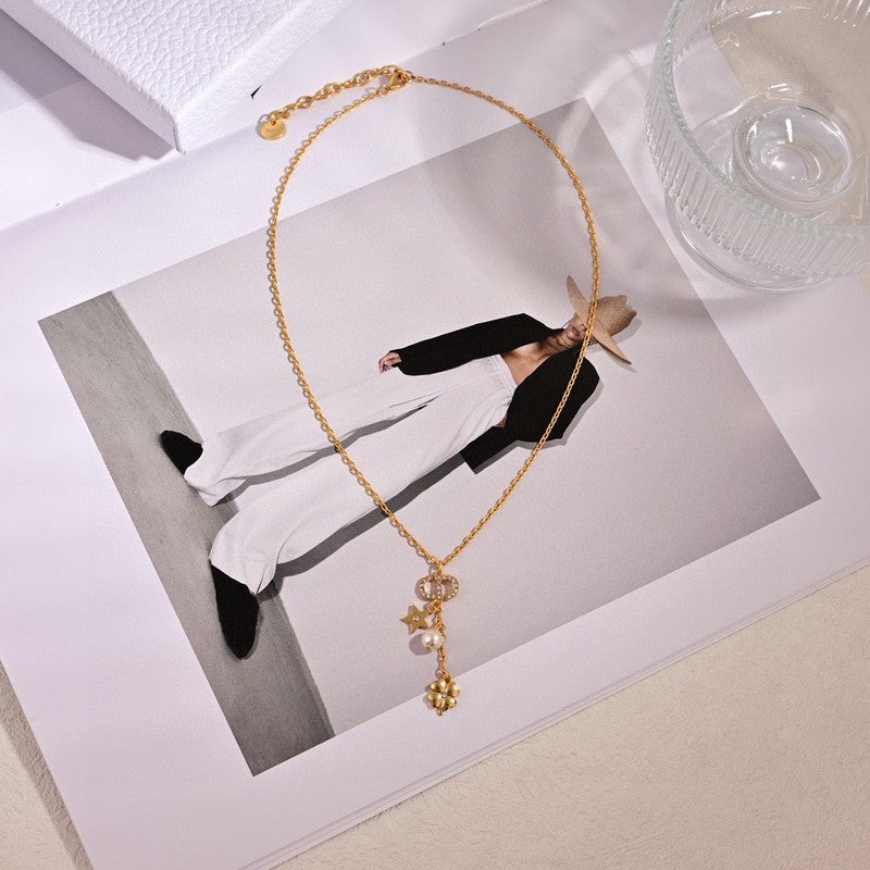 Dior Petit CD Lucky Charms Necklace