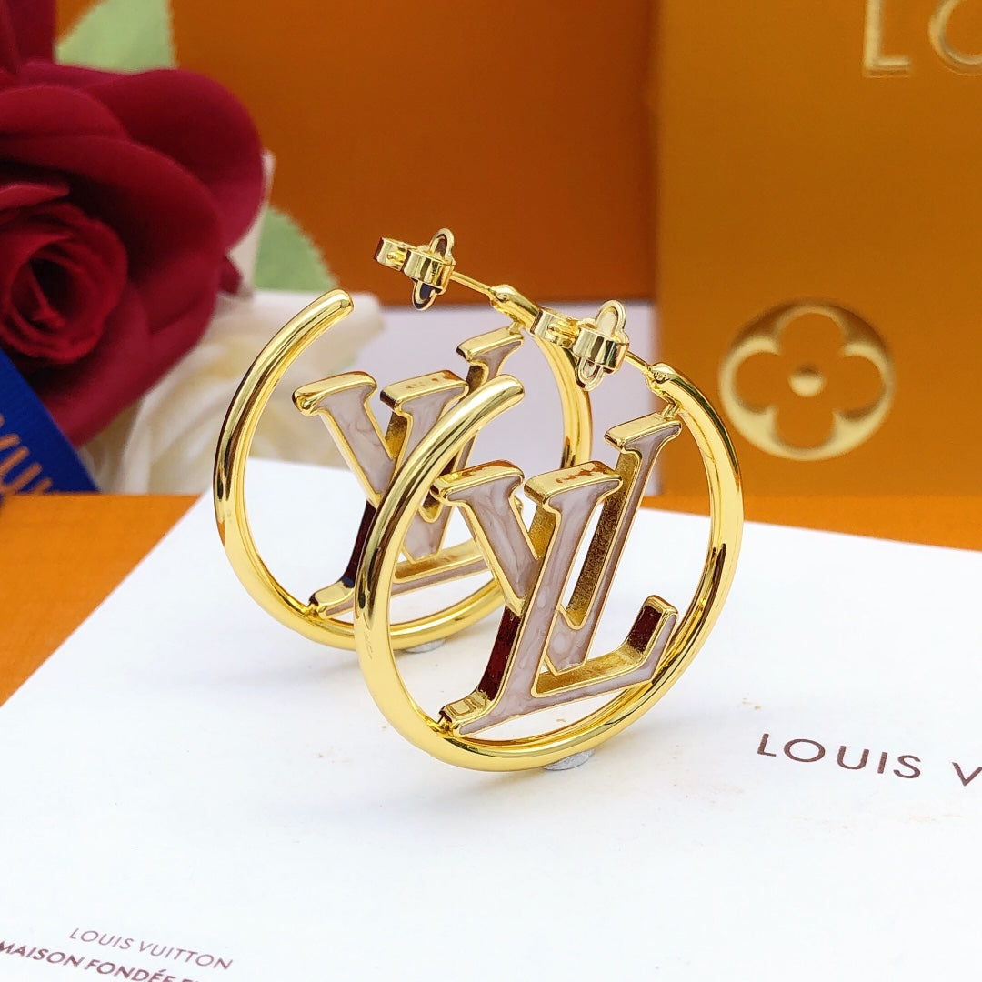 Louis Vuitton Louise Hoop Pearl Earrings - 18K Gold