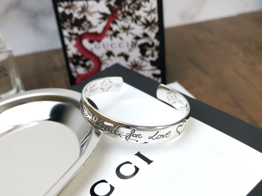 Gucci Double G Blind For Love Bracelet