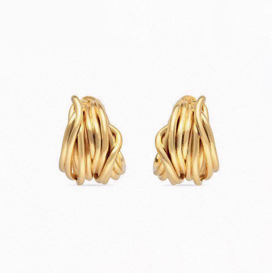 Balenciaga Earrings - 18K Yellow Gold