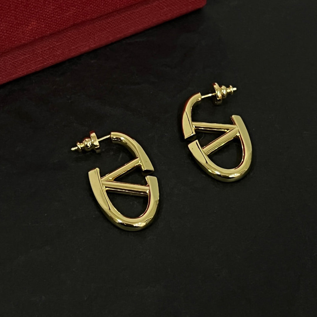Valentino Earrings - 18K Gold