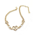 Chanel Heart Diamonds Chain Necklace
