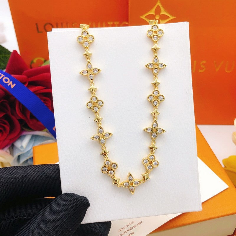 Louis Vuitton Blooming Crystal Necklace
