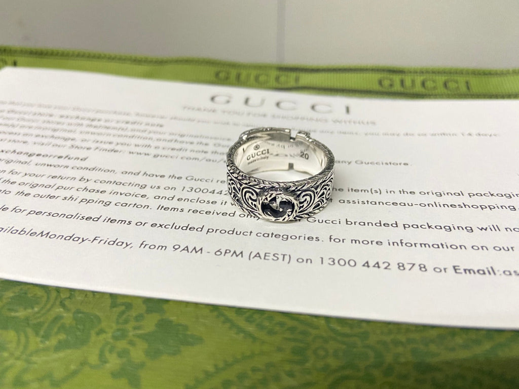 Gucci Double G Garden Gatto Ring
