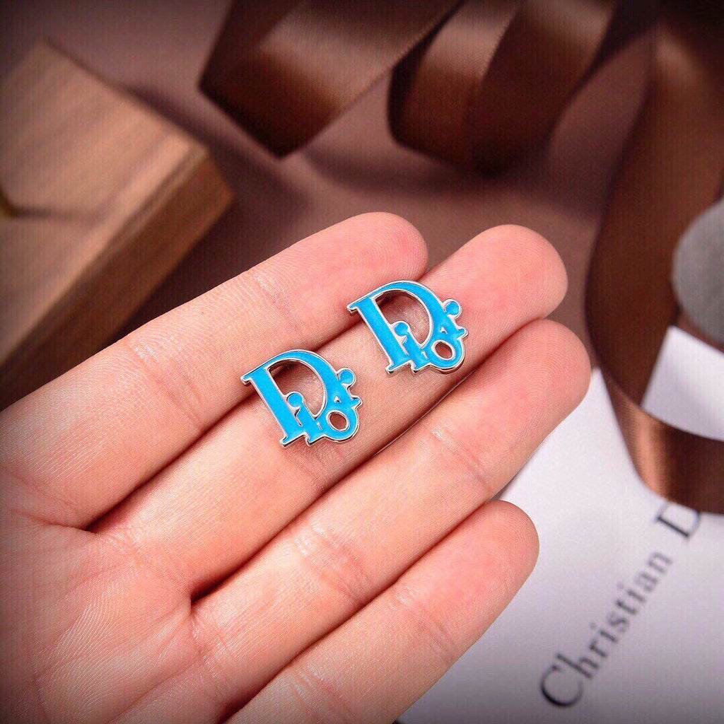 Dior Blue Earrings