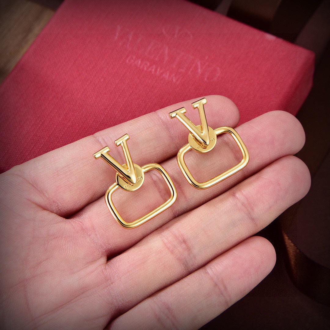 Valentino Earrings - 18K Yellow Gold