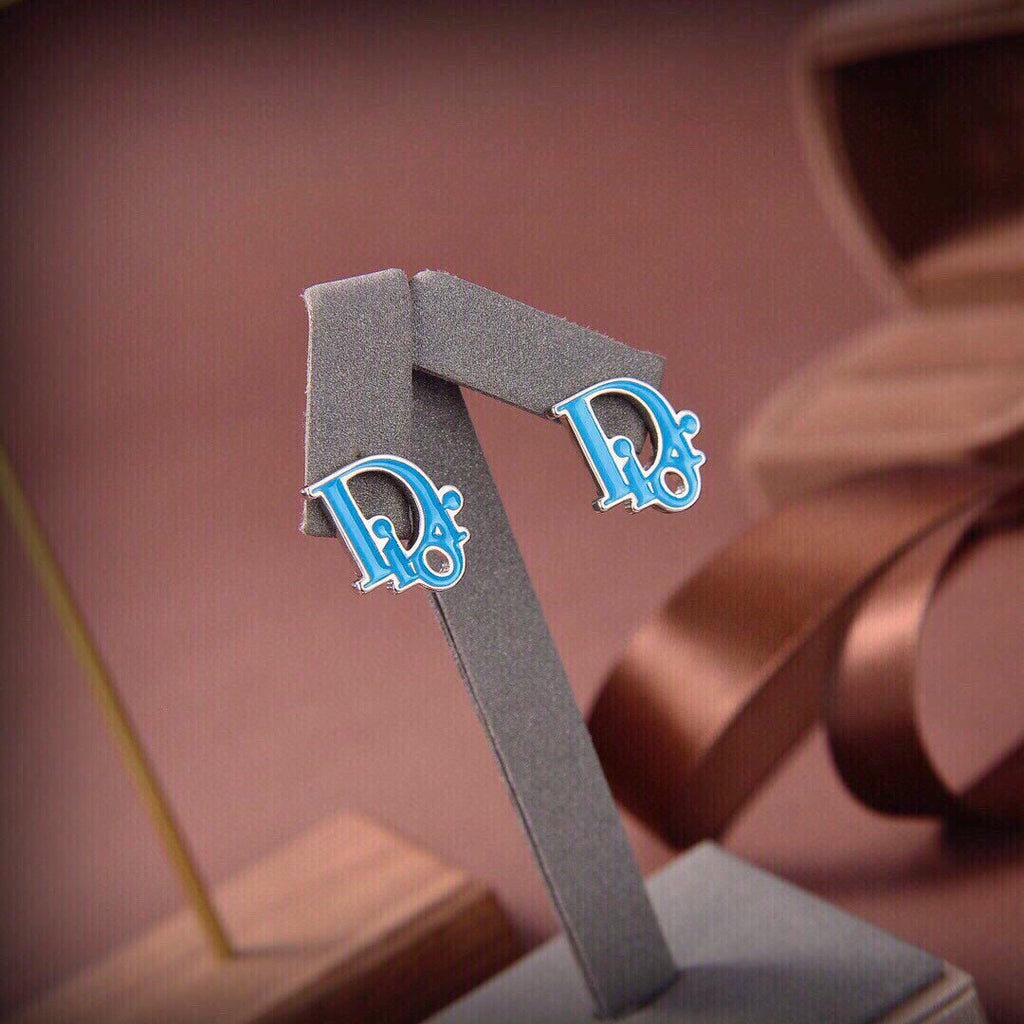 Dior Blue Earrings