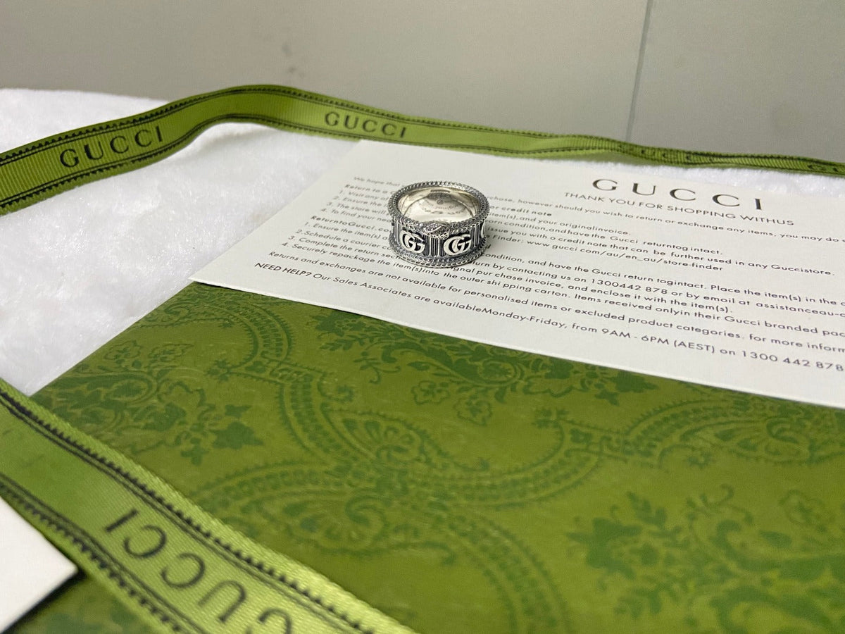 Gucci Double G Snake Ring