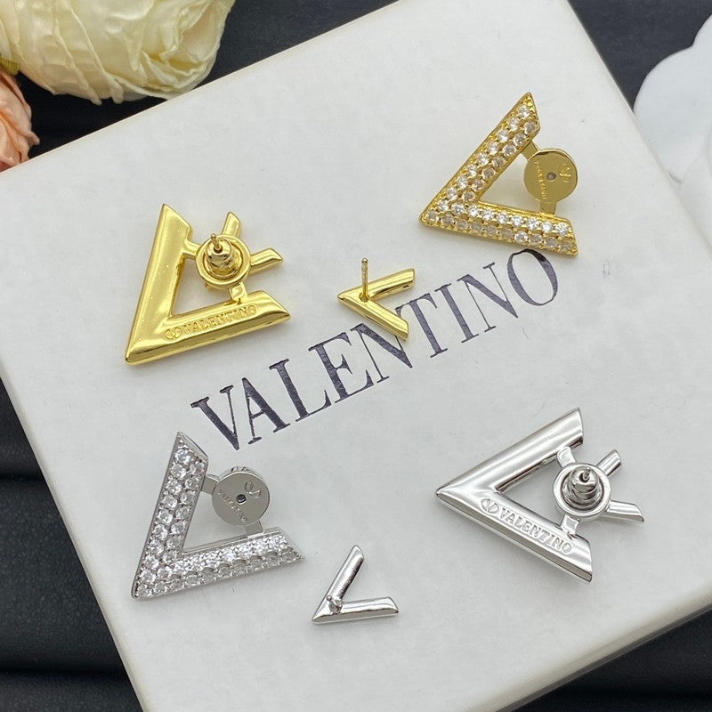 Valentino Valentino Diamond Earrings - 18K Gold