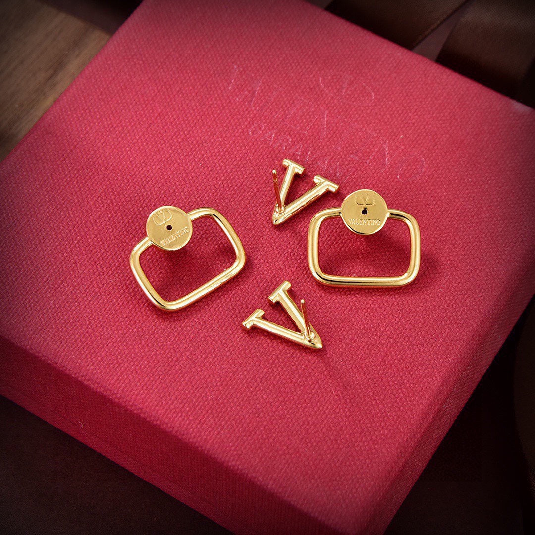 Valentino Earrings - 18K Yellow Gold