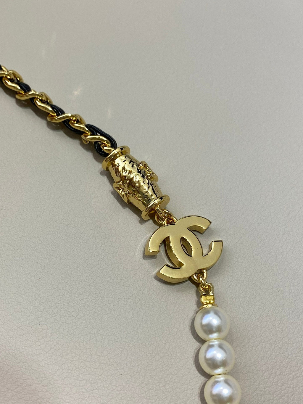 Chanel Pearl Chain Necklace