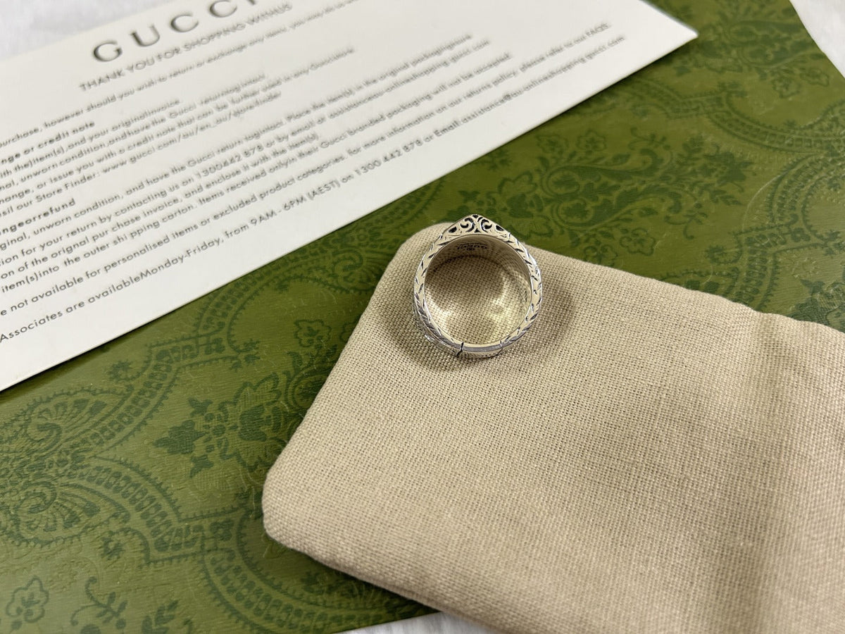 Gucci Double G Heart Ring