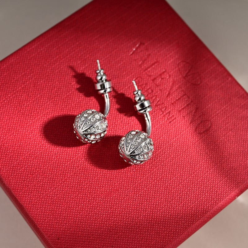 Valentino Diamond Earrings - 18K Gold