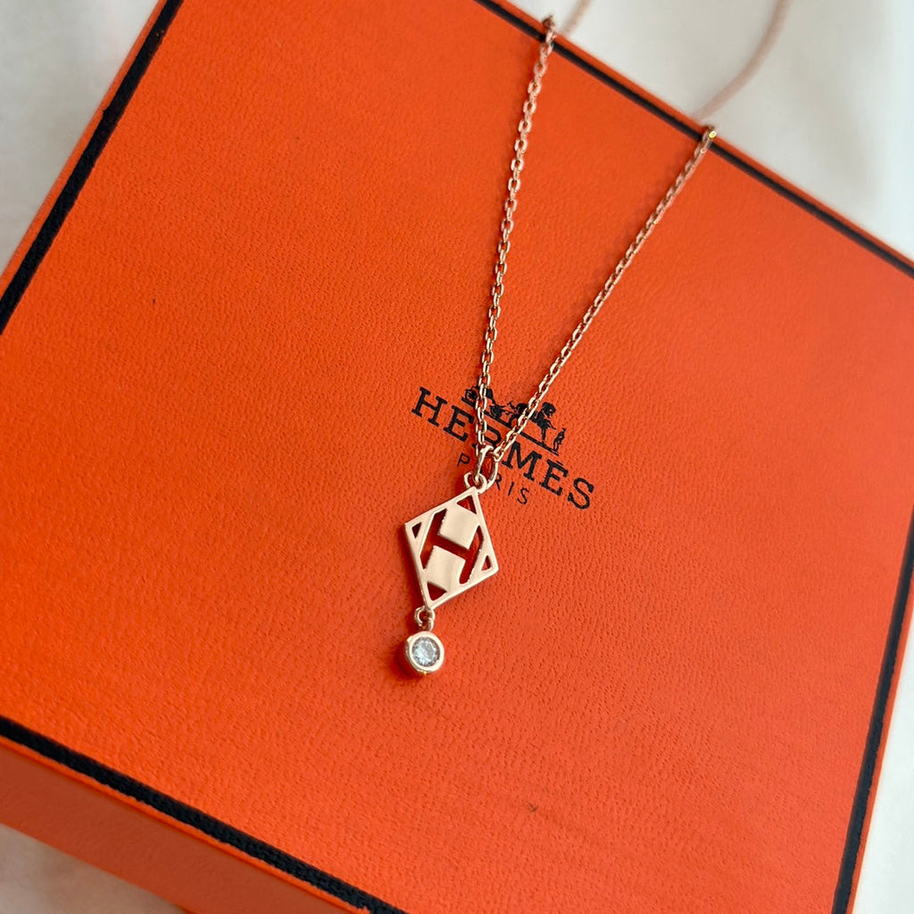 Hermes Gambade Pendant Necklace