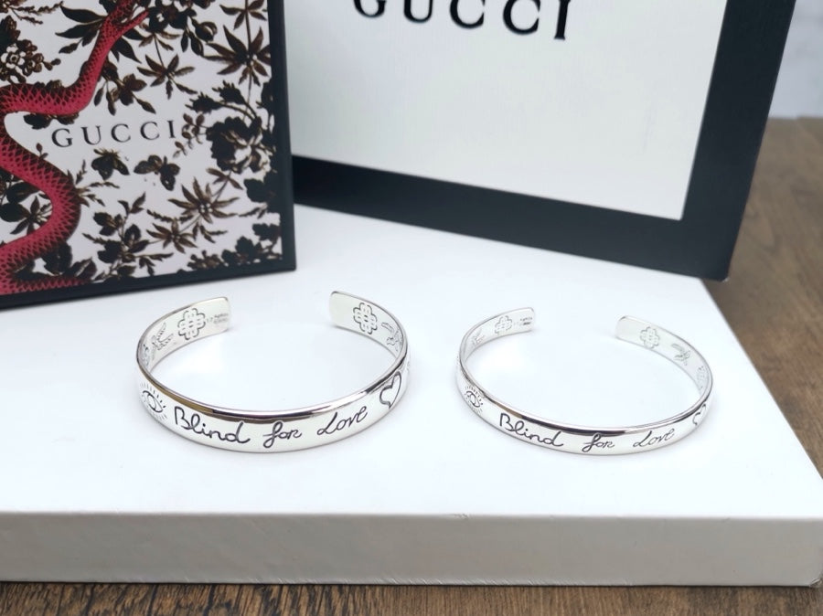 Gucci Double G Blind For Love Bracelet