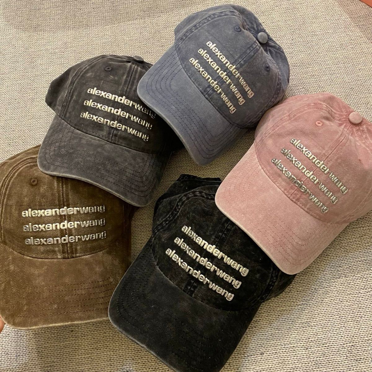 Alexander Wang Distressed Baseball Cap